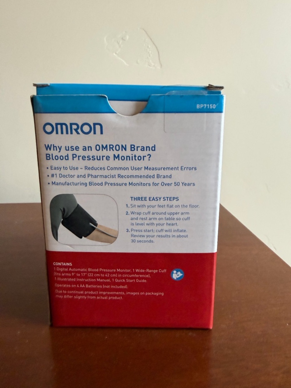 Omron 3 Series Upper Arm Blood Pressure Monitor - White/Black - Picture 4 of 6